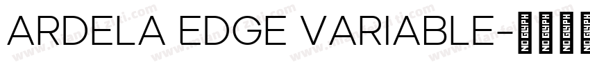 Ardela Edge Variable字体转换
